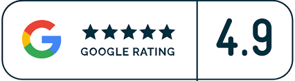 Google 4.9 star rating